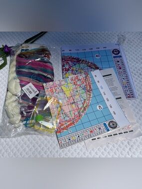 Dragonfly Counted Cross Stitch Embroidery Kit 40x40 DIY Craft Set